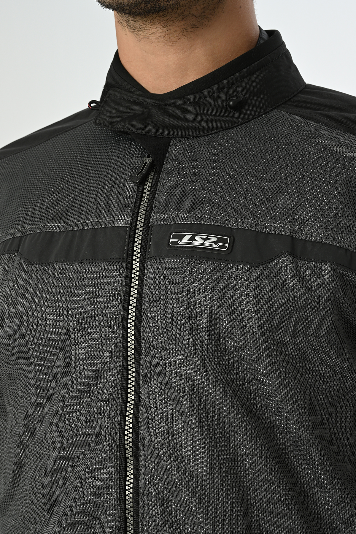 LS2 RIVA MONT SİYAH-GRİ-KIRMIZI